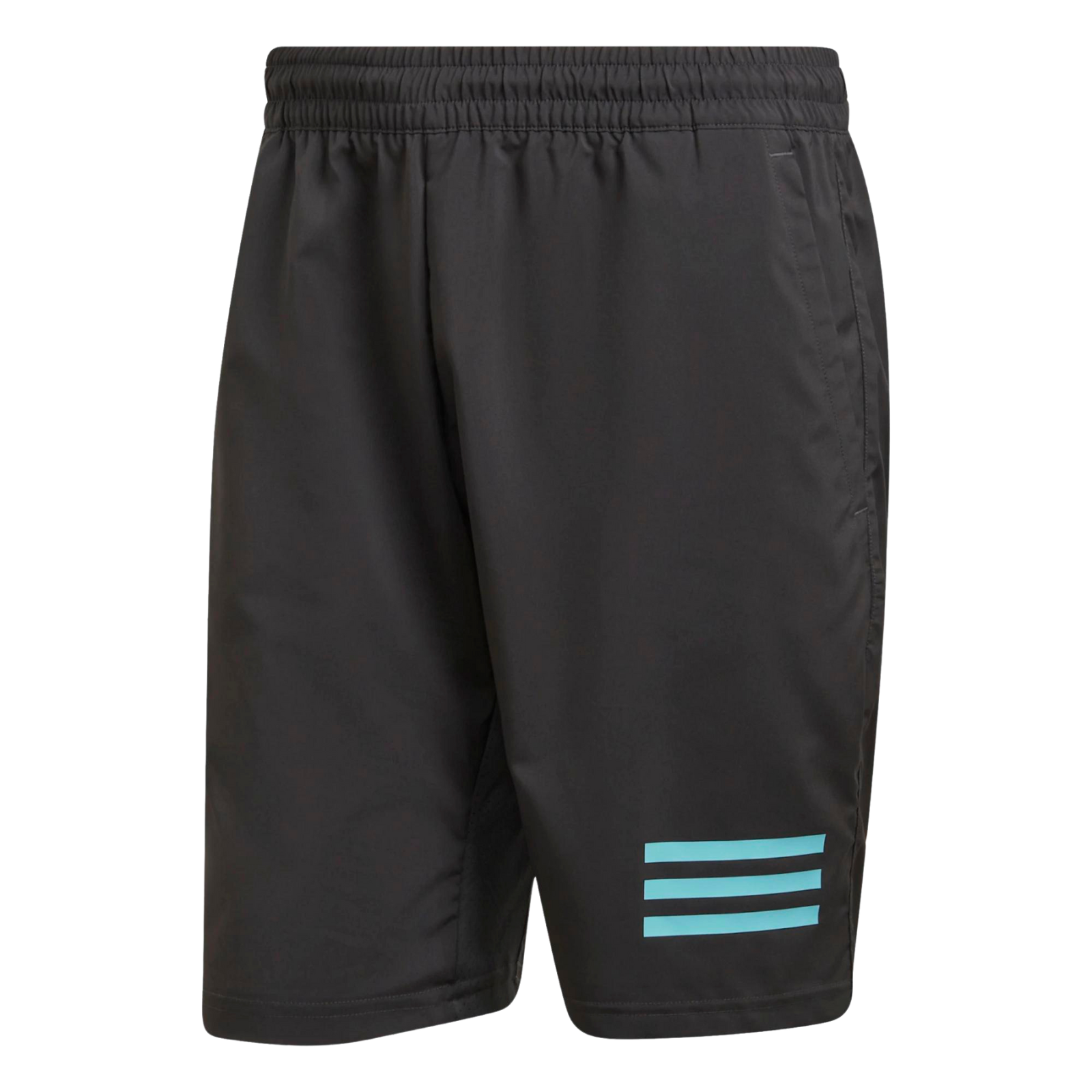 Adidas Club 3 Stripe Shorts Grey